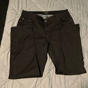 Riders by Lee. black jeans (thin jean material) size 18